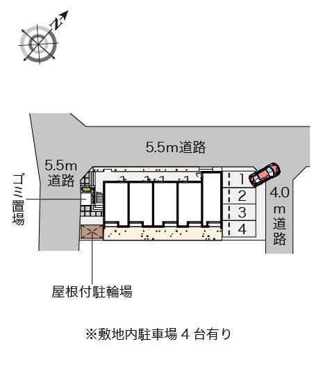 クレイノアウトゥンノ(58254)の駐車配置図