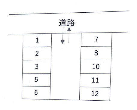 Y・Yパーキングの駐車配置図