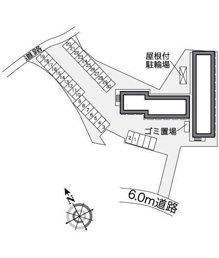 AB ハーモニー(25534)の駐車配置図