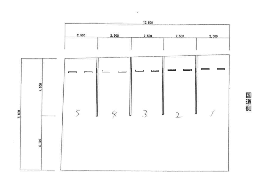宮田町駐車場の駐車配置図