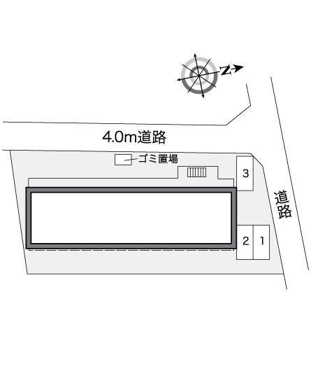 緑町(26704)の駐車配置図