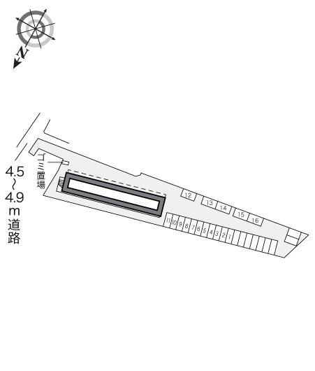 マンダリン M&T(18151)の駐車配置図