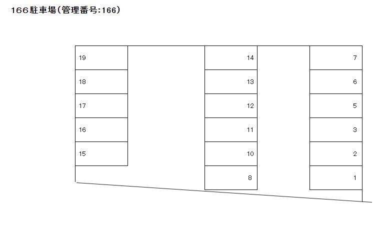 J-166の駐車配置図