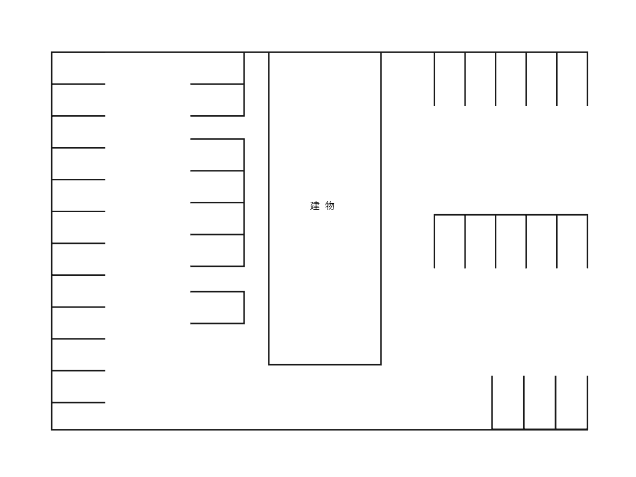 グランドガーデン インペリアルの駐車配置図
