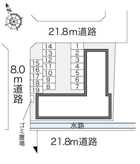 ビクトワール(22680)の駐車配置図