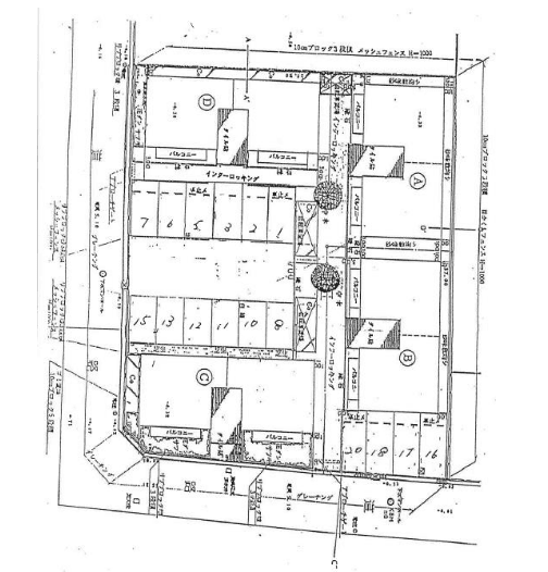 STYRAXの駐車配置図