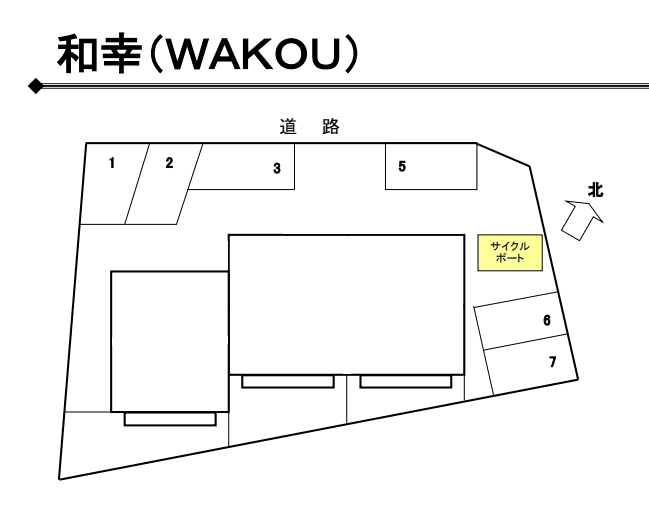 和幸の駐車配置図