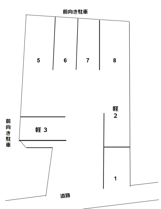 000216の駐車配置図