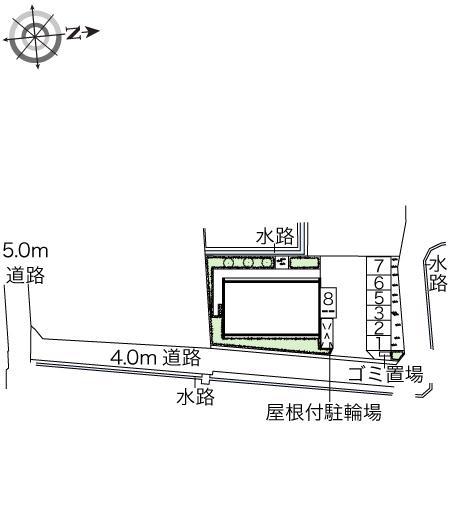 セントラルささ山(43142)の駐車配置図