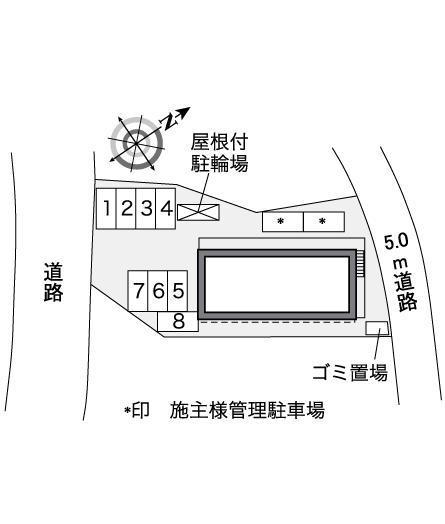 YAM(35646)の駐車配置図