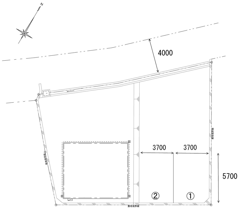高田駐車場Ⅱの駐車配置図