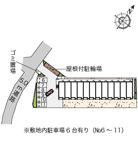 サンフラワーⅤ(55181)の駐車配置図