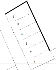 子飼本町田中月極駐車場の駐車配置図