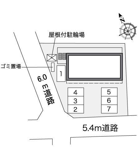 工大前(36630)の駐車配置図