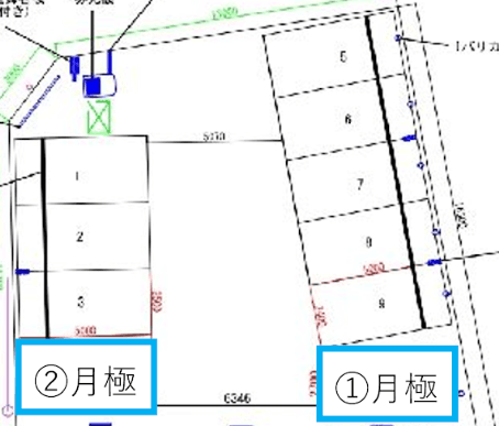 名古屋柳森町第1の駐車配置図