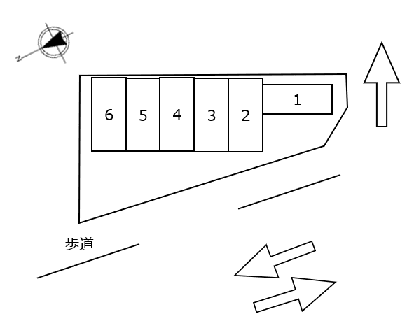 P340の駐車配置図