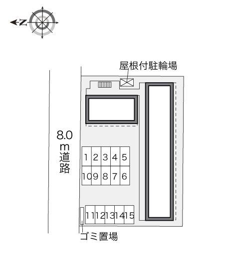 YOU壱番館(31499)の駐車配置図