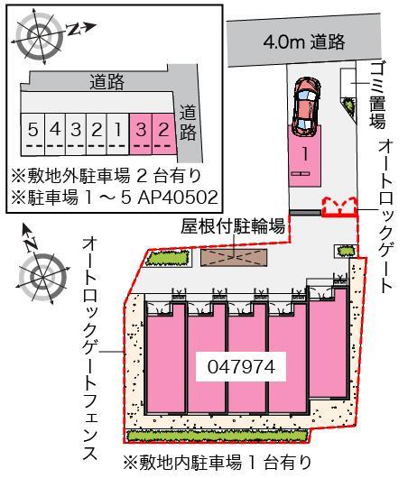 エルラゾ(47974)の駐車配置図