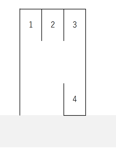 羽山宮本駐車場の駐車配置図