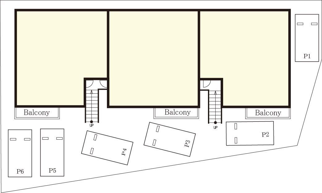 サンモール湘南の駐車配置図