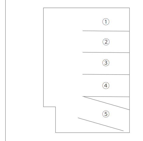 伊藤駐車場Ⅱの駐車配置図