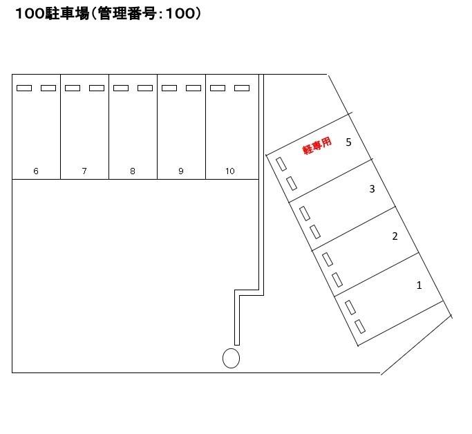 J-100の駐車配置図