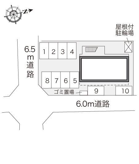ねおびーんず(24219)の駐車配置図