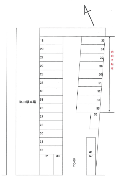 000128の駐車配置図