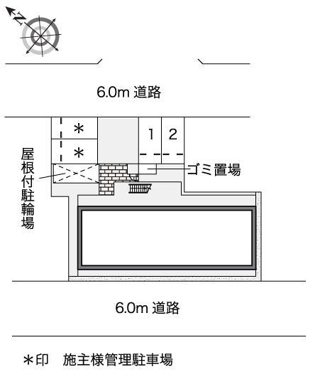BOSHUKE水笠(45095)の駐車配置図
