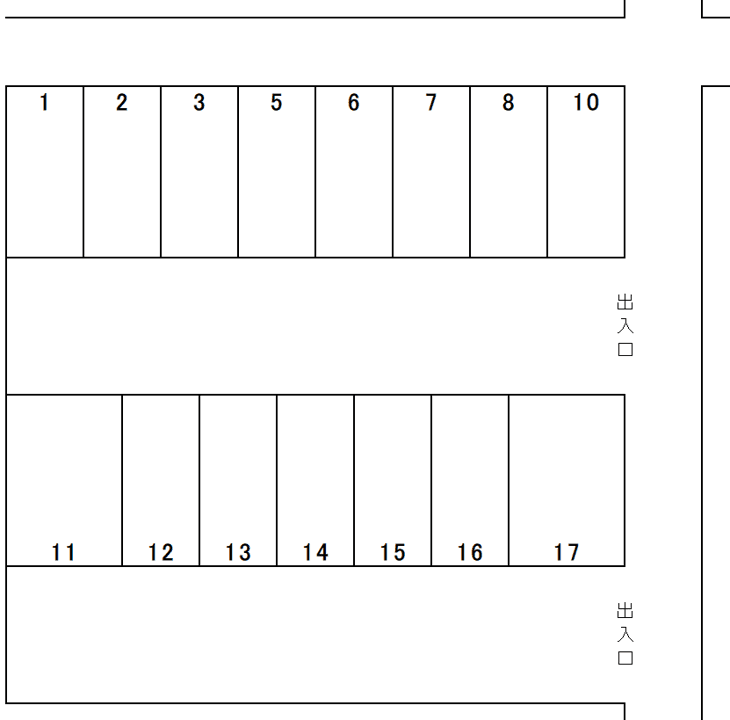 000027の駐車配置図