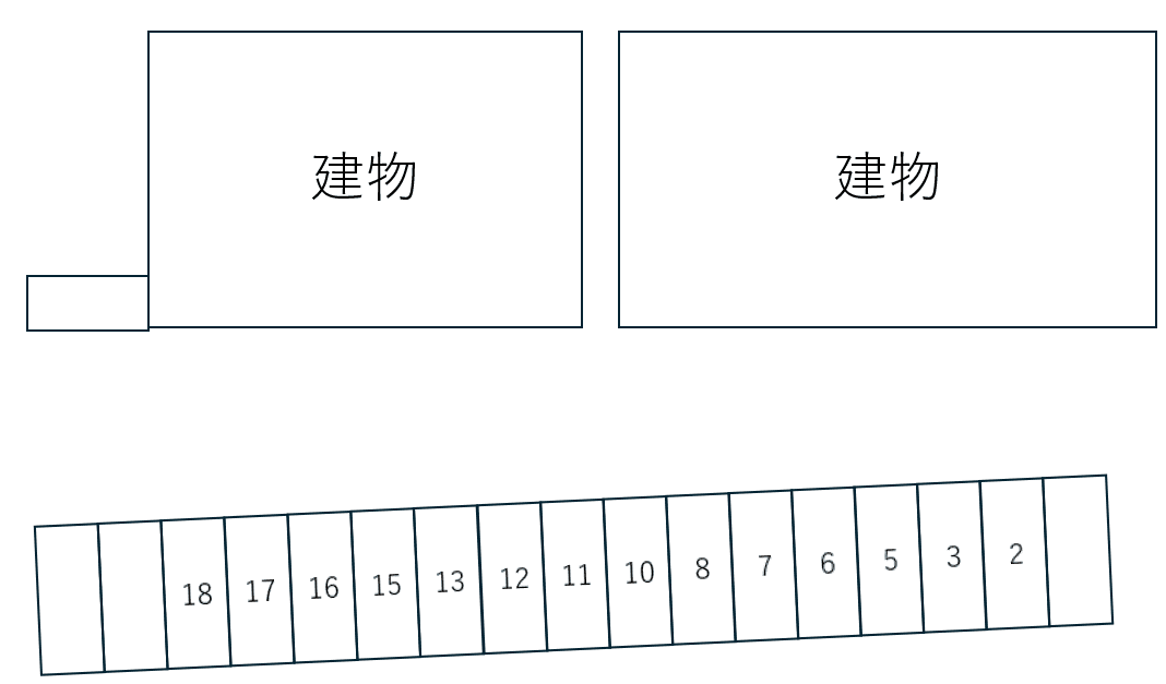 Prog Sakura Aの駐車配置図
