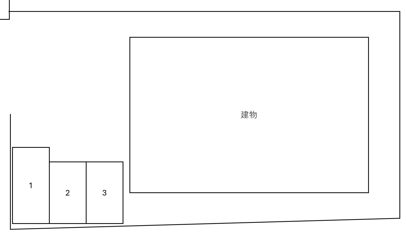 Lien広中新開(入居者専用)の駐車配置図