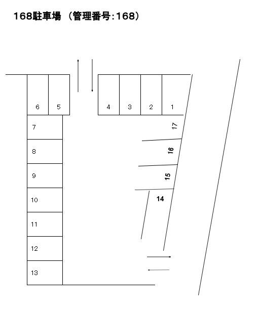 J-168の駐車配置図