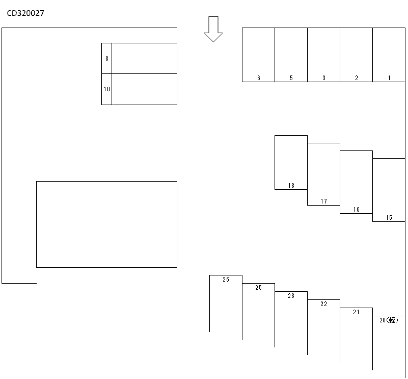320027の駐車配置図