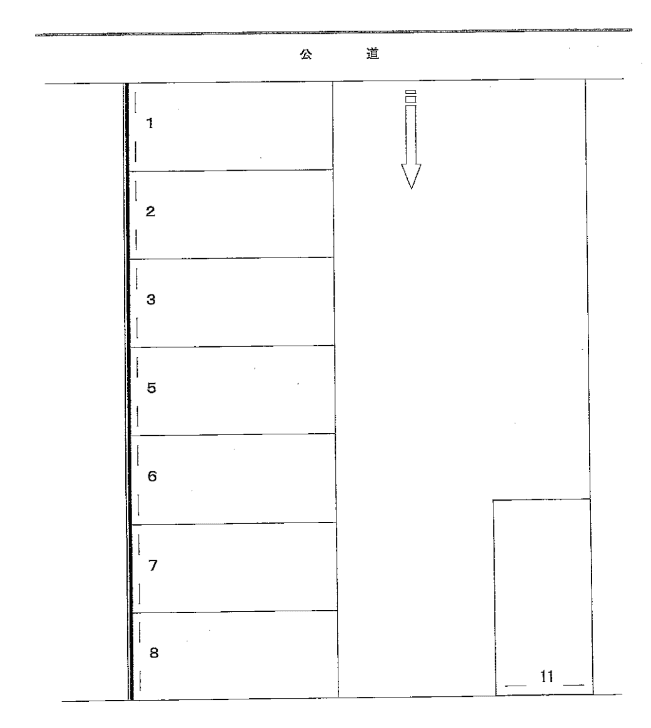 412の駐車配置図