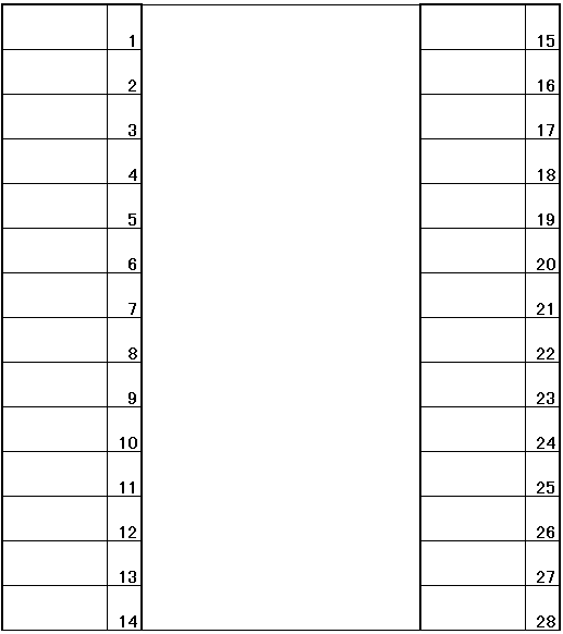 野田 堀田駐車場の駐車配置図