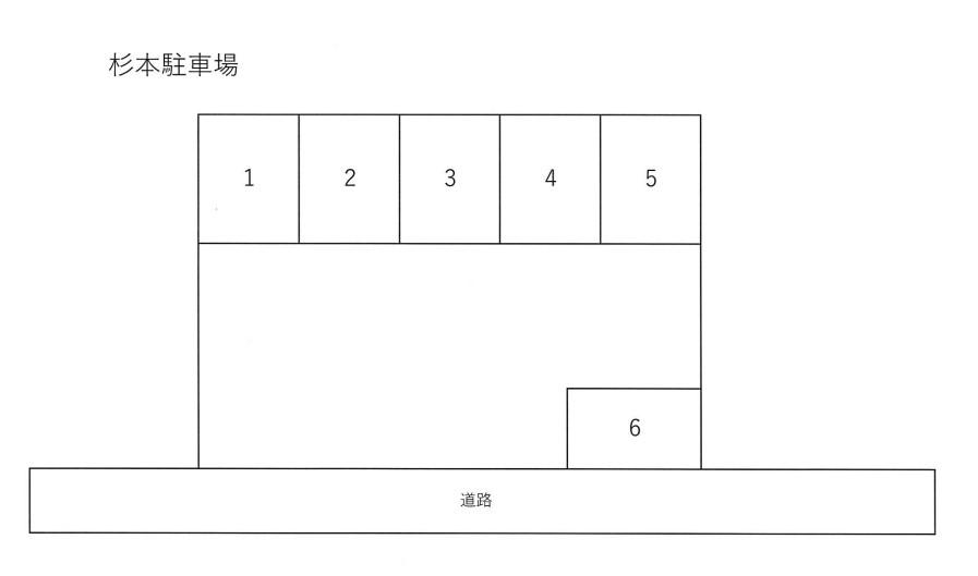 杉本駐車場第一の駐車配置図