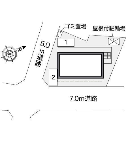 セロームA(37438)の駐車配置図