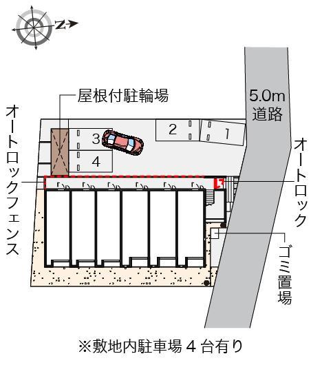 王禅寺(54954)の駐車配置図