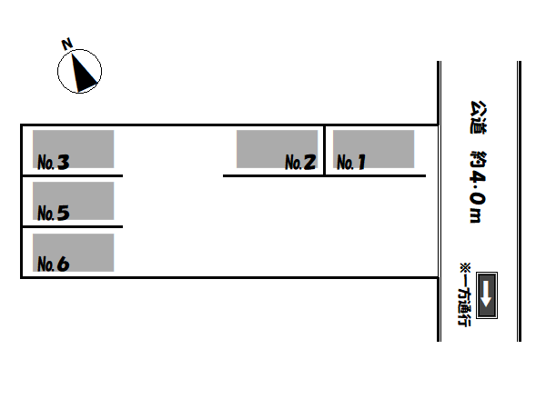 ワイズ・桜 第11駐車場の駐車配置図