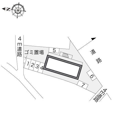 永国(14029)の駐車配置図