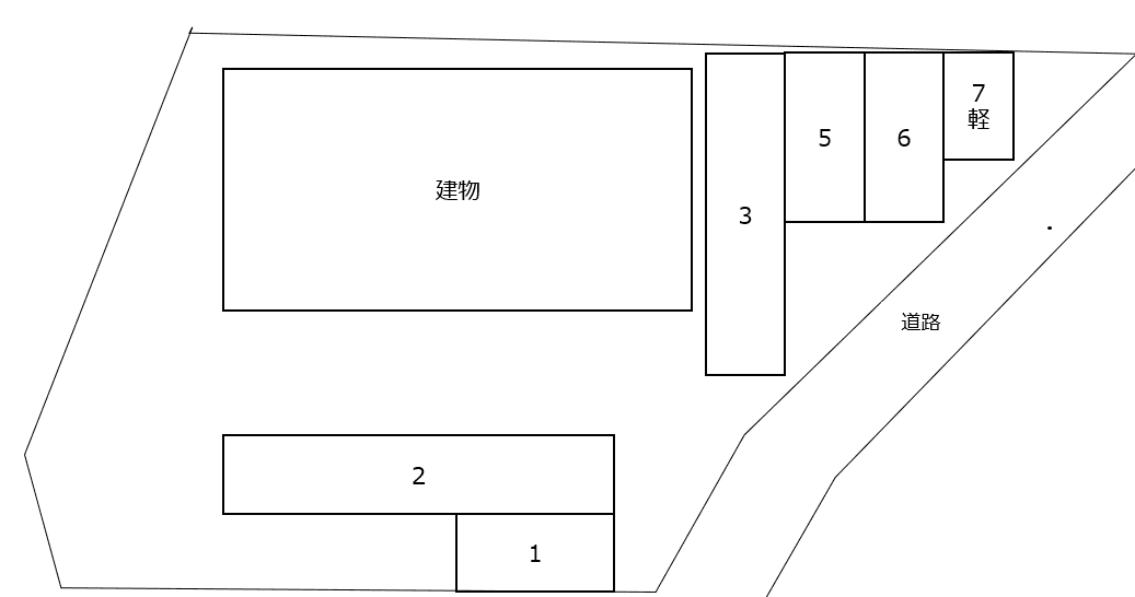 Le Premier別駐車場の駐車配置図