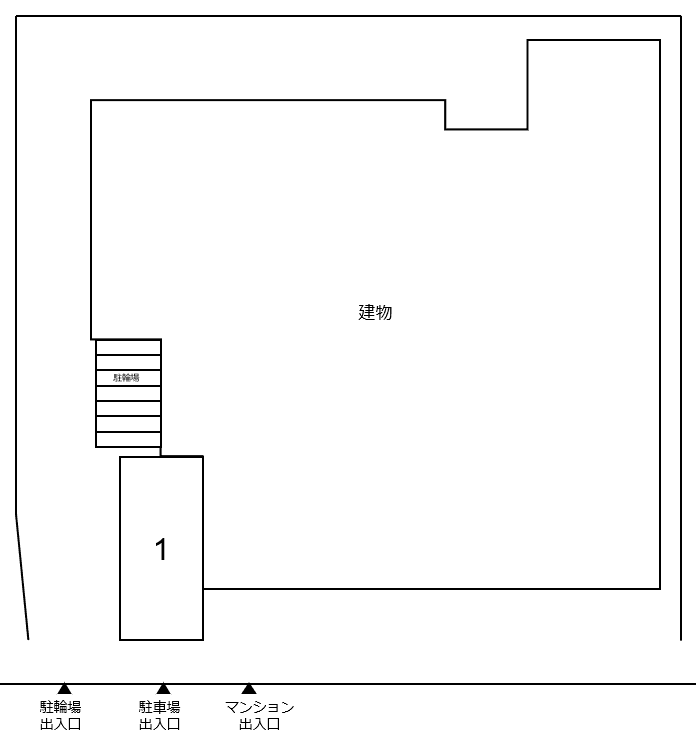 レガリス品川戸越の駐車配置図