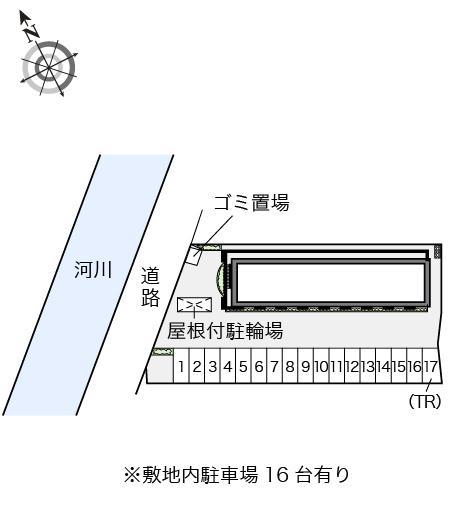 壱番館(13373)の駐車配置図