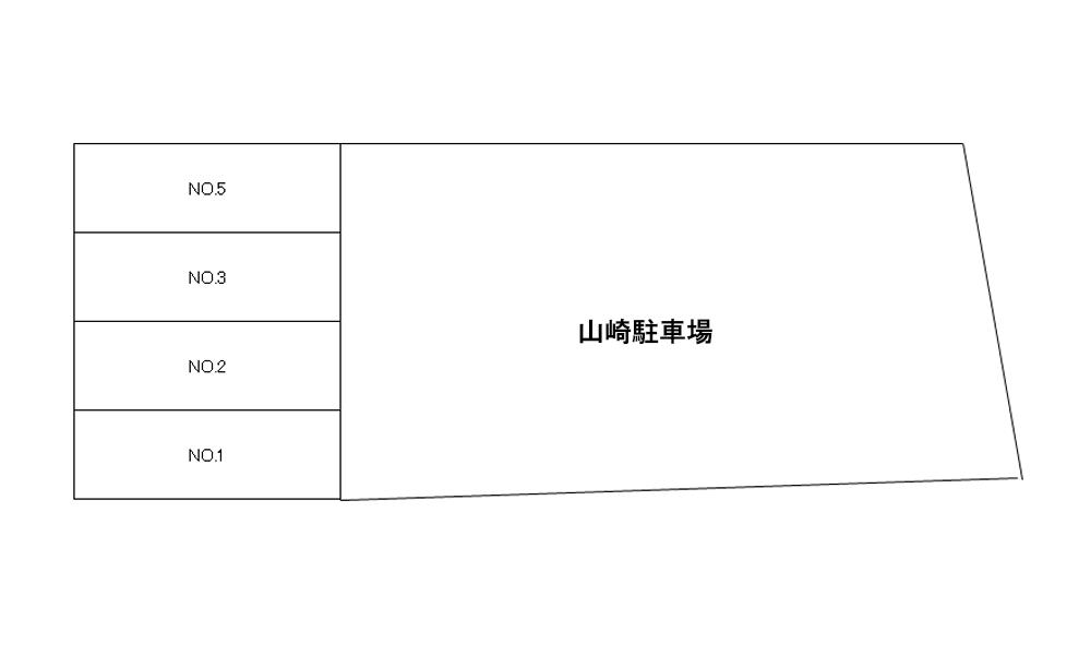 山崎駐車場の駐車配置図