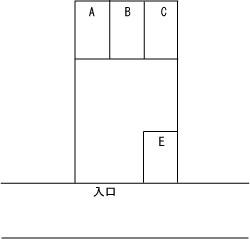 中山様若松町月極駐車場の駐車配置図