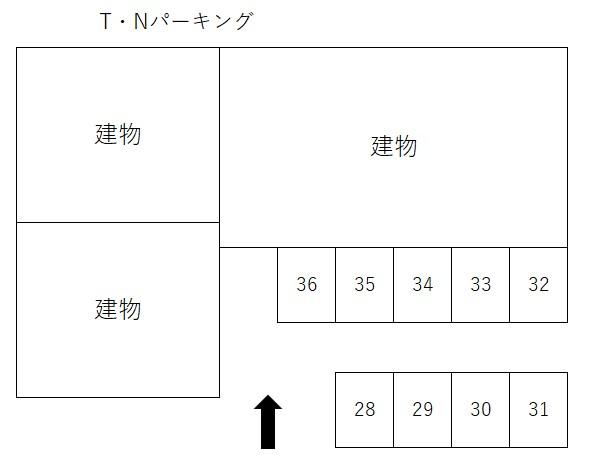 T・Nパーキングの駐車配置図