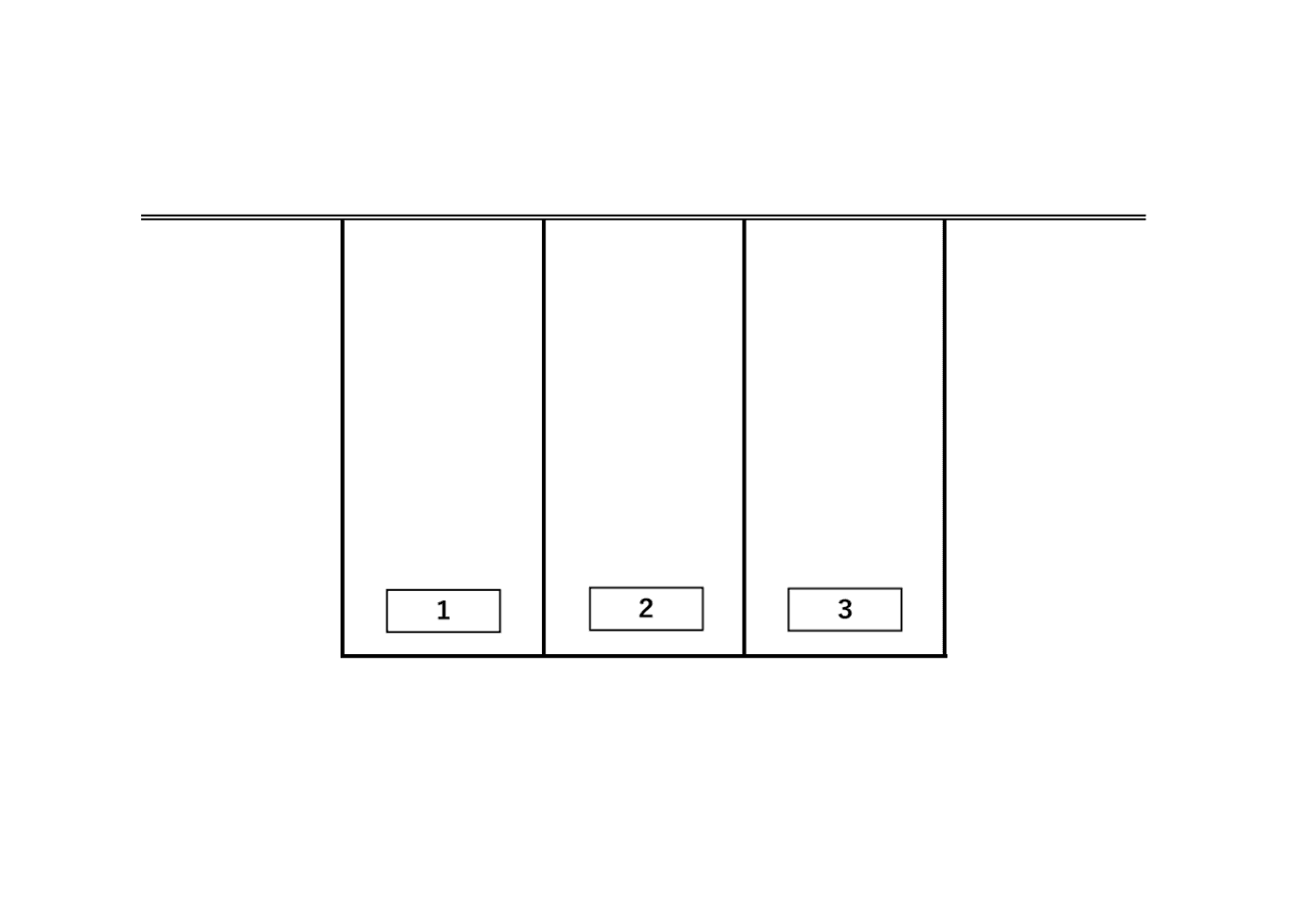 海神5丁目駐車場の駐車配置図