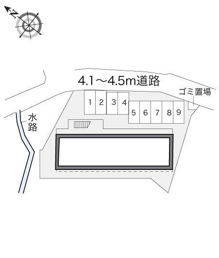 サニーヒル時津(19191)の駐車配置図