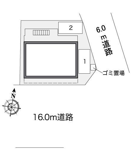 フレーズⅡ(38934)の駐車配置図